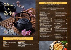 Karte 1. Seite at Bep Viet in Mindelheim