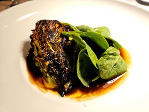 Cabbage steak (no mash - ask for chips instead) at Flower Garden in Aveiro