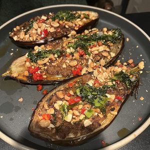Eggplant at CHiÔi in Stockholm