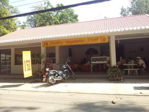 front view 2 at Ram Poeng Vegetarian in Chiang Mai