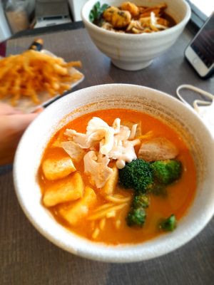 Vegan noodles at Hikari Vegetarian Cafe Q10 in Ho Chi Minh City