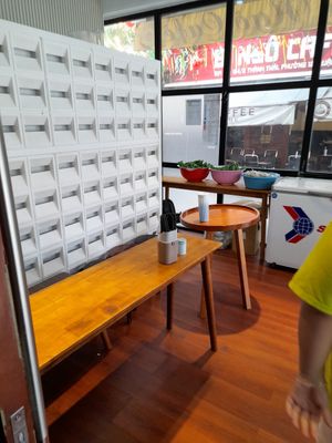 Dining area at Hikari Vegetarian Cafe Q10 in Ho Chi Minh City