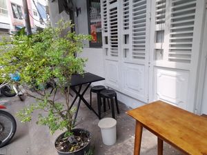 Outside at Hikari Vegetarian Cafe Q10 in Ho Chi Minh City