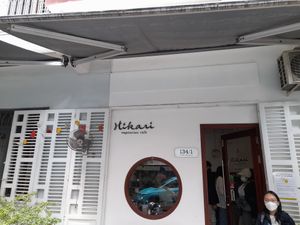 Building its location at Hikari Vegetarian Cafe Q10 in Ho Chi Minh City