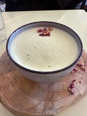 Matcha latte  at LAS in Lodz