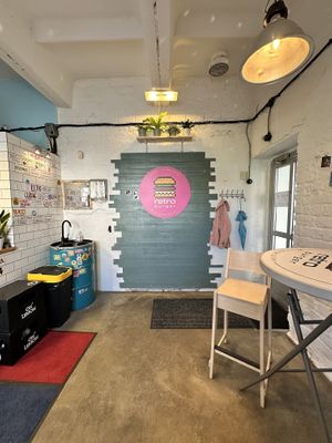 Interior  at Retro Burger in Tallinn