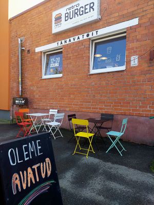  at Retro Burger in Tallinn