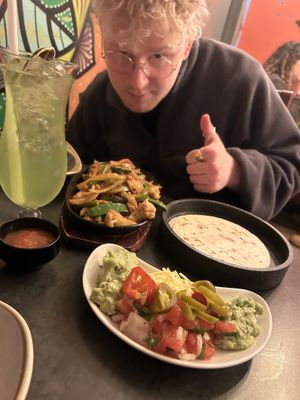 Fajitas  at Loco Mexicano in Weston-super-mare