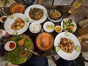 Lots of food very good at Green Garden Restaurant in Phu Quoc