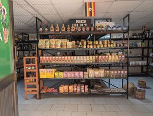 Granola bars, cereals at Ark Organics in Kampala