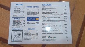 Nova carta 2 at Cafetería Antoxo in Xove