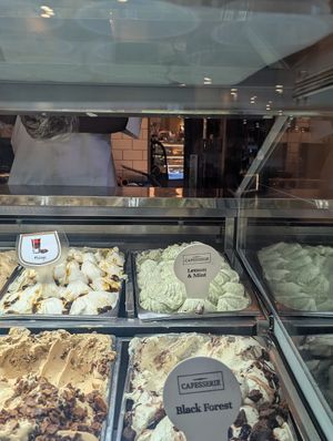 Lemon & mint Sorbet at Cafesserie - Acacia Mall in Kampala