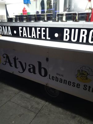Food truck at Atyab Lebanese Streetfood in West London