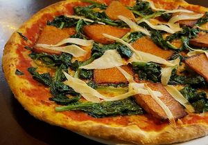 Kürbispizza / Pumpkinpizza at Pizzeria Casa Piccola in Vienna