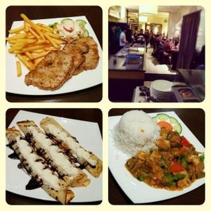 Meat dishes, desserts and vegan curry are just examples of their divers menue. at Pizzeria Casa Piccola in Vienna