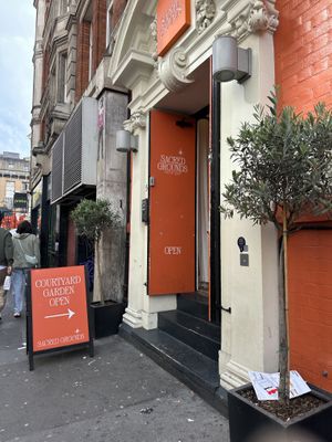   at Sacred Grounds in West London