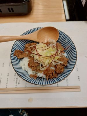 Rice bowl at Kyōto Hyōto Kyōto Ekimae Honten in Kyoto