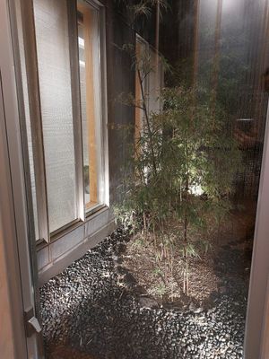 Japanese garden at Kyōto Hyōto Kyōto Ekimae Honten in Kyoto