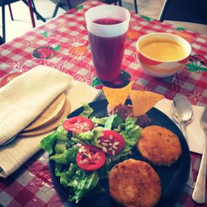 food of the day!!! :P at Corazon Contento in Cancun