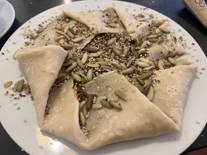 Vegan savory crêpe  at Cafe Cafe Guatemala in Antigua