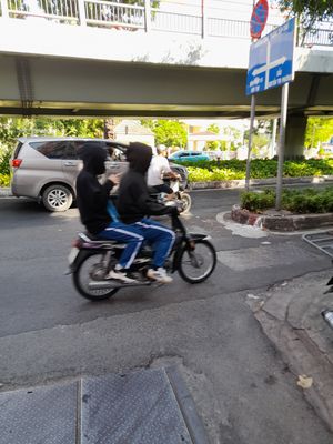 Looking out to the front at Thanh Lương in Ho Chi Minh City