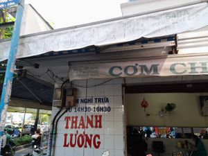 Old faded sign at Thanh Lương in Ho Chi Minh City