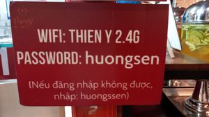free wifi at Thien Y in Ho Chi Minh City