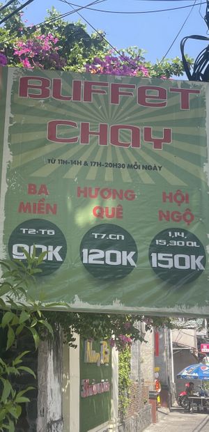 Times and prices   at Thien Y in Ho Chi Minh City