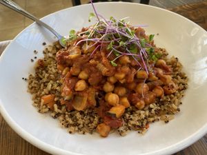 CHANA MASALA BOWL at Cafe Evergreen in Nokomis