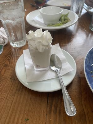 Key lime dessert at Cafe Evergreen in Nokomis