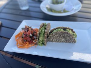 Avocado sliders  at Cafe Evergreen in Nokomis