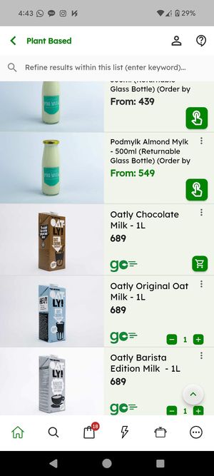 OATLY 💚💚 Greenspoon is the only place in Kenya I've seen Oatly at at Greenspoon - Online Supermarket in Nairobi