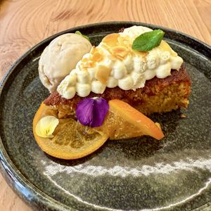 Orange almond cake  at DÔME in Mallorca