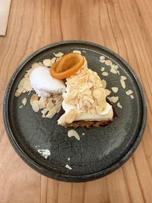 Orange cake  at DÔME in Mallorca