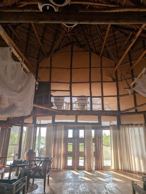 The room at Aardvark Safari Lodge in Katunguru