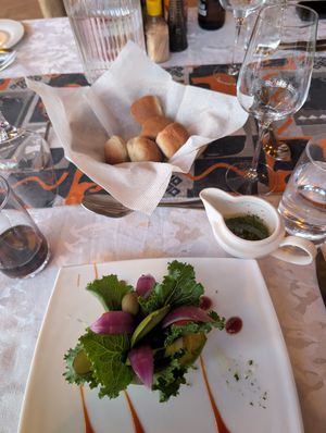 Salad at Aardvark Safari Lodge in Katunguru