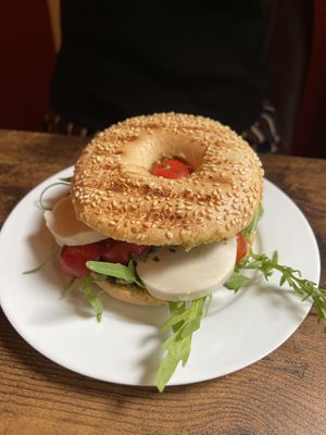 Tomaten Mozzarella   at Cafe Mint und Basil (Vegan und Vegetarische) in Berlin