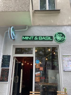   at Cafe Mint und Basil (Vegan und Vegetarische) in Berlin