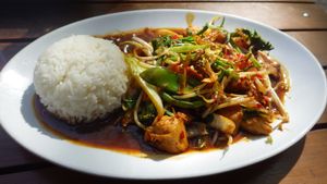 Tofu curry at Chay Village - Friedrichshain in Berlin