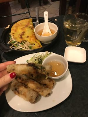 Spring rolls - good but a bit greasy  at Chay Village - Friedrichshain in Berlin