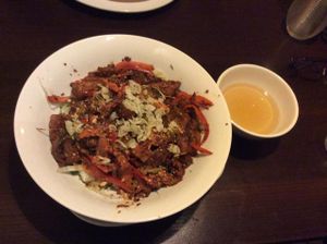 one of the nice noodles plus salad combos at Chay Village - Friedrichshain in Berlin