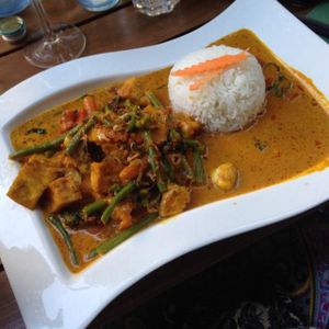 red curry with tofu and veggies at Chay Village - Friedrichshain in Berlin