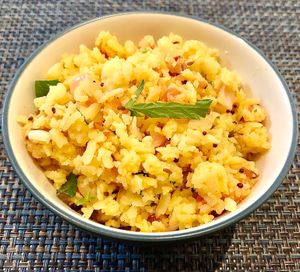 Poha at The Spicery in Dubai