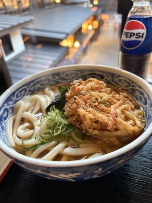 tempura  at Oedo Udon Sakura - 大江戸うどん さくら in Tokyo