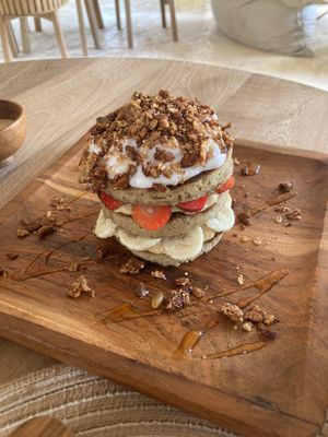 Vegan Pancakes   at Frequency Cafe & Brunch in Palomino