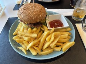 Veganer Boutique Burger  at Burger Lounge in Himmelreich