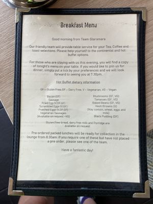 Breakfast  at Glaramara Hotel in Keswick