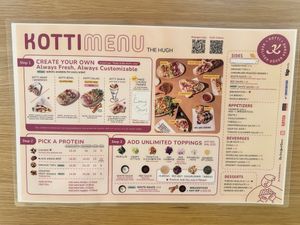 Menu, March 2025  at Kotti Berliner Doner Kebab in New York City