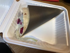 Vegan tofu cone  at Kotti Berliner Doner Kebab in New York City