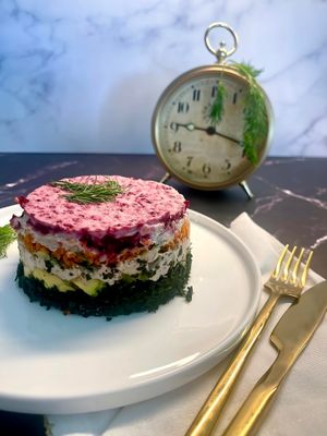 Seliotka (a traditional russian dish made healthy and Raw vegan delisiousness) at Ready Set Raw in Sarasota